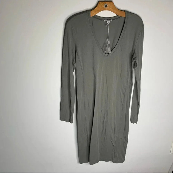 Standard James Perse Long Sleeve Dress - Picture 3 of 11